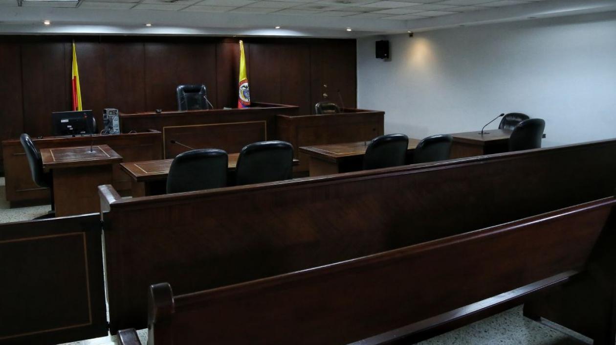  Sala de audiencia.