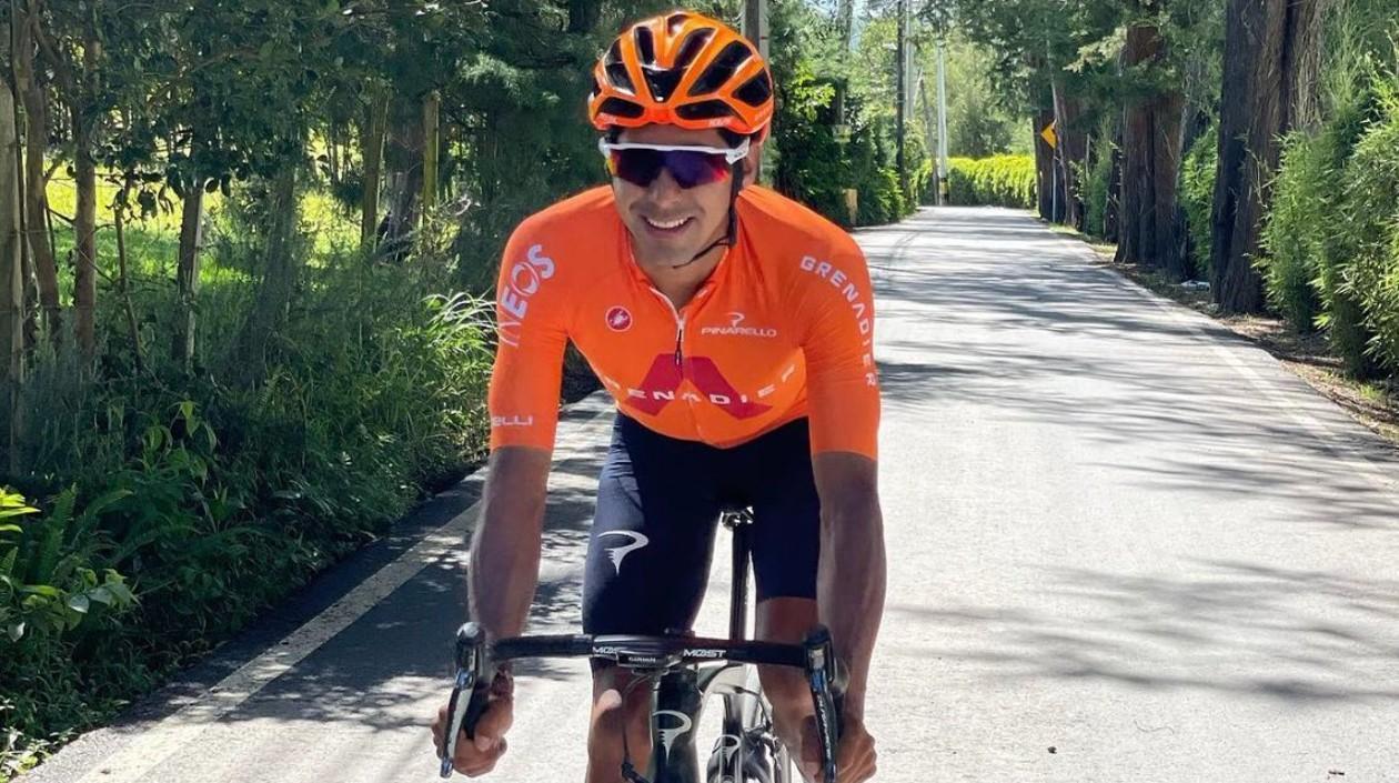 Brandon Rivera, ciclista colombiano. 