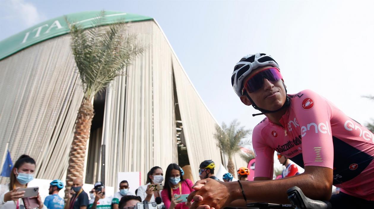 Egan Bernal, ciclista colombiano. 