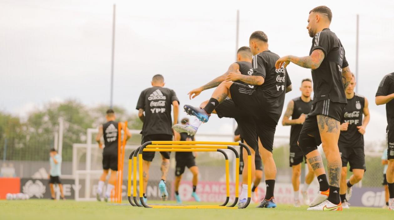 Entrenamiento de Argentina.
