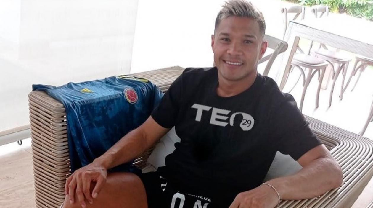 Teófilo Gutiérrez, delantero colombiano. 