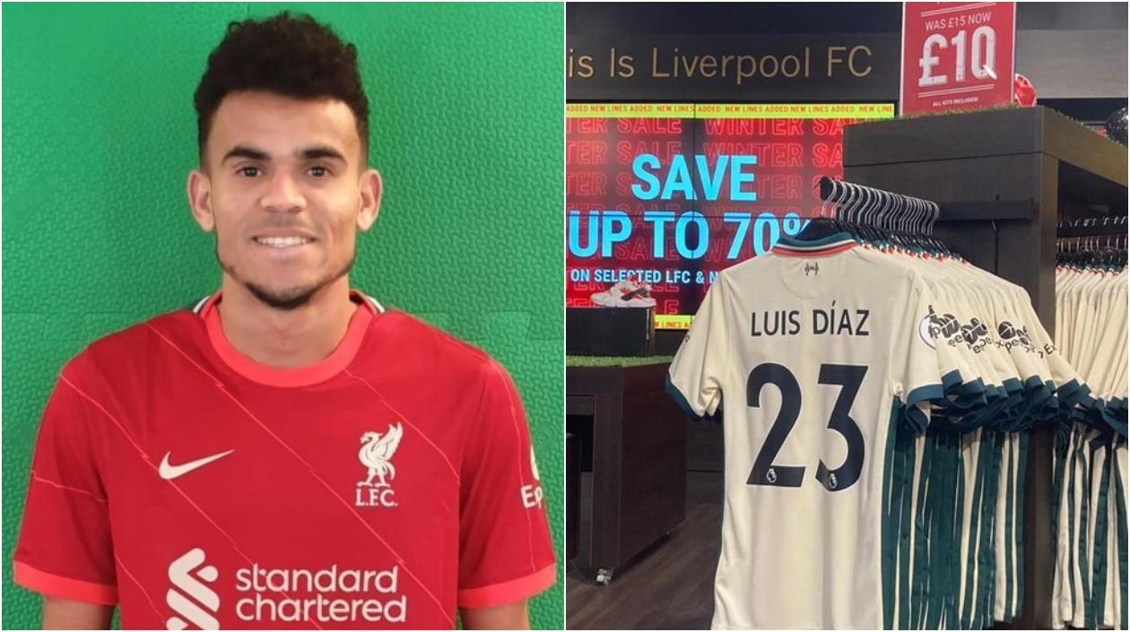 Luis Díaz jugará con la camiseta '23', misma con la que debutó en Junior. 