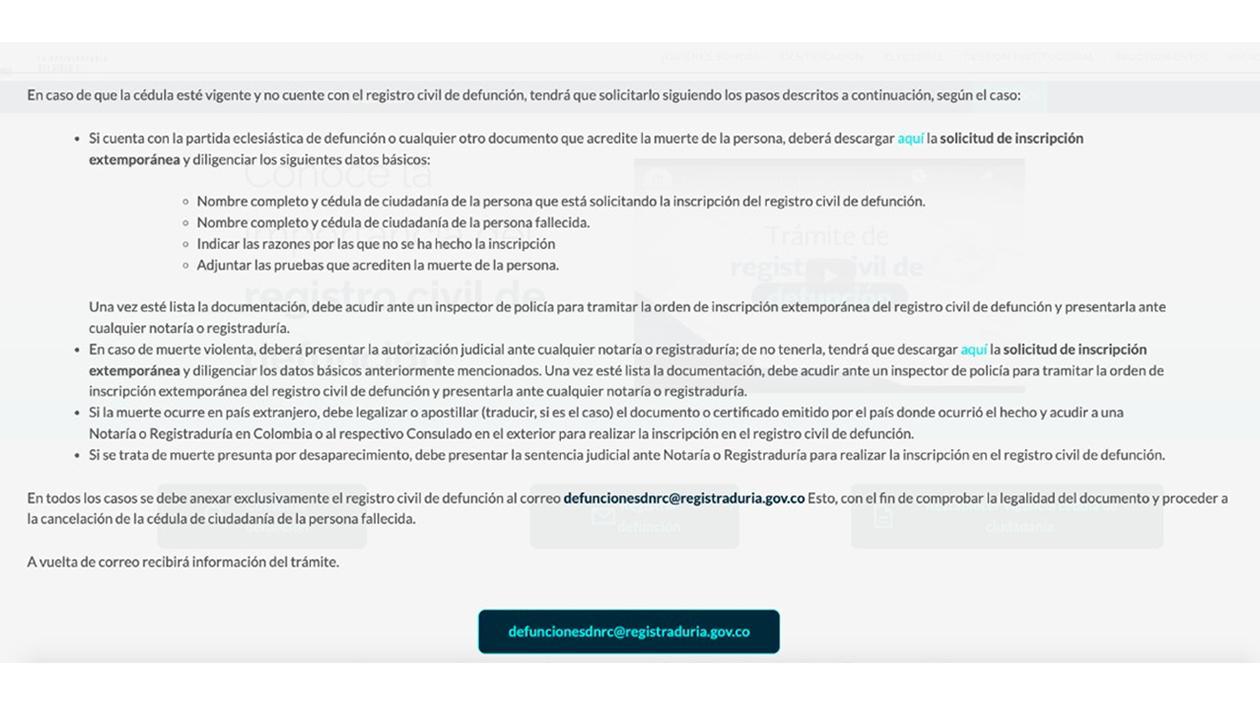 Registraduría habilita enlace en su página web para detectar cédulas de ‘muertos que votan’  