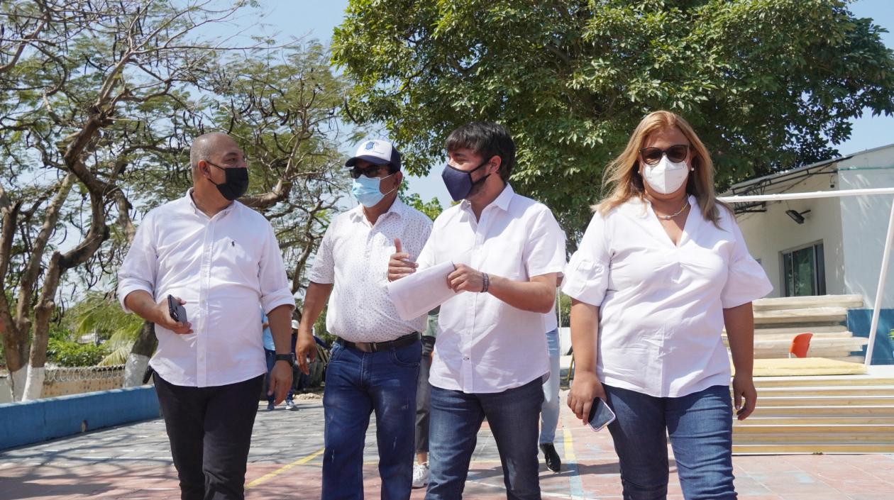 Jaime Pumarejo en revisión de infraestructura educativa