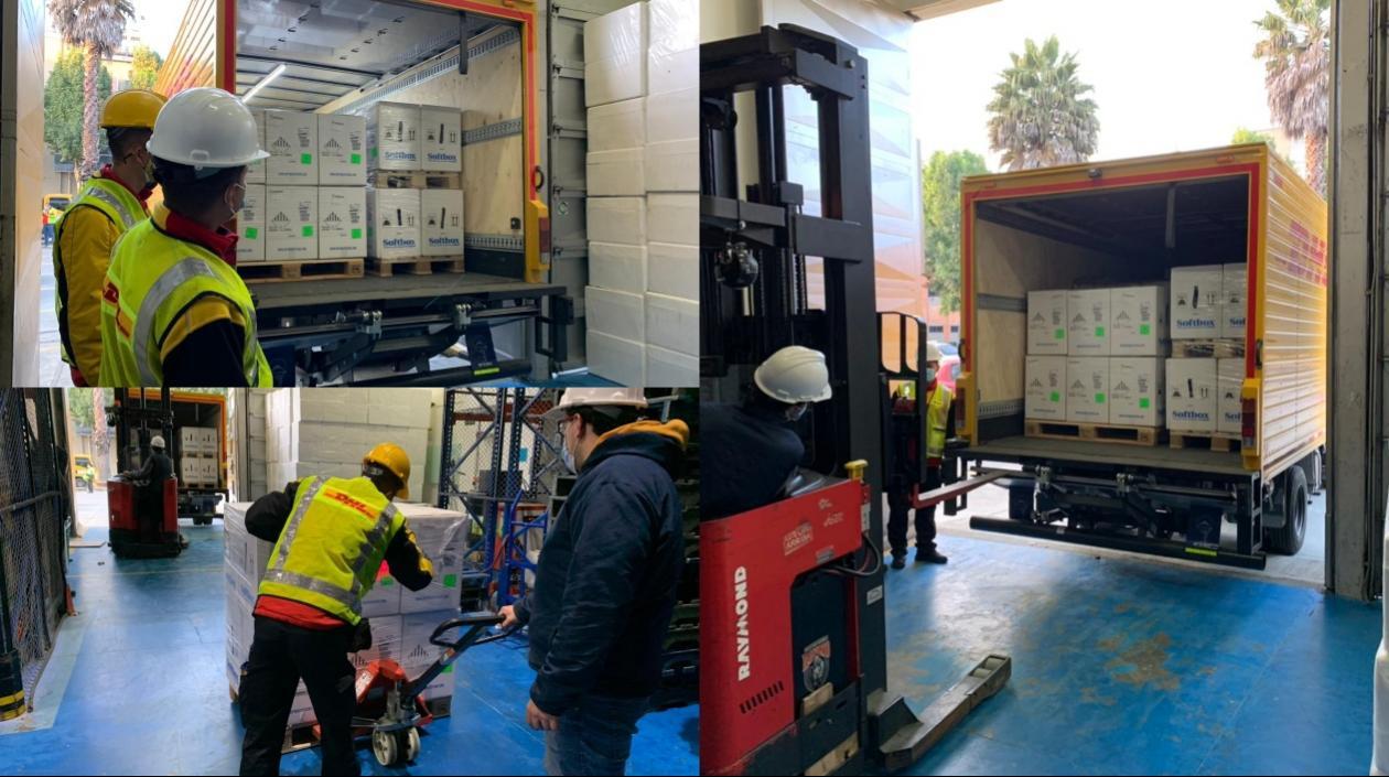 Estas son las vacunas de Pfizer contra Covid-19 donadas por España.