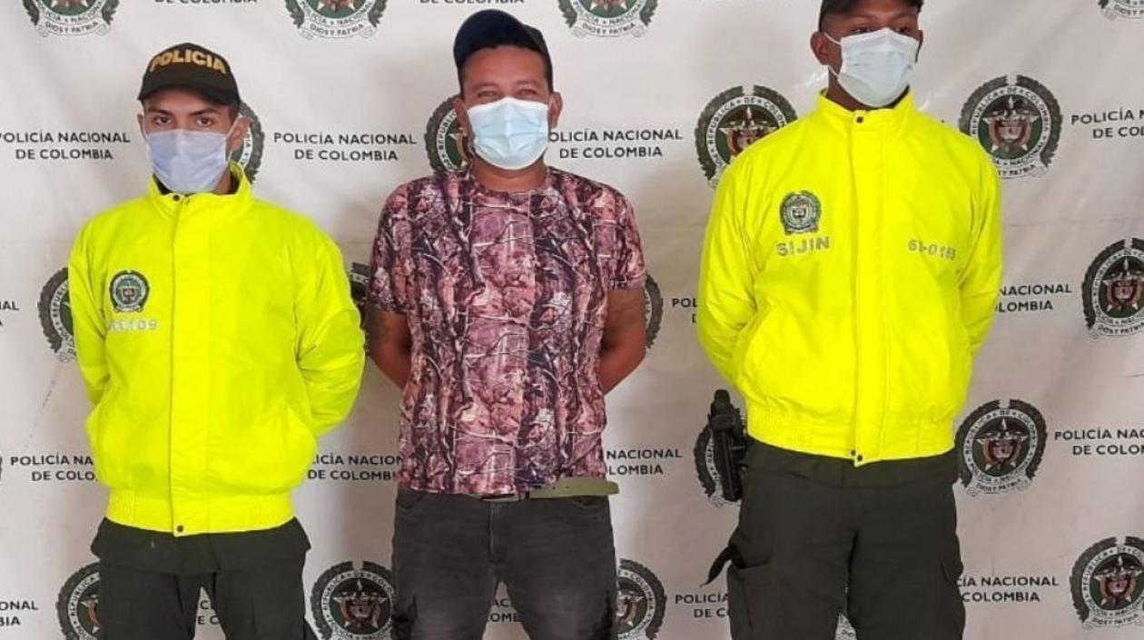 Javier Benavidez fue capturado por la Policía. 