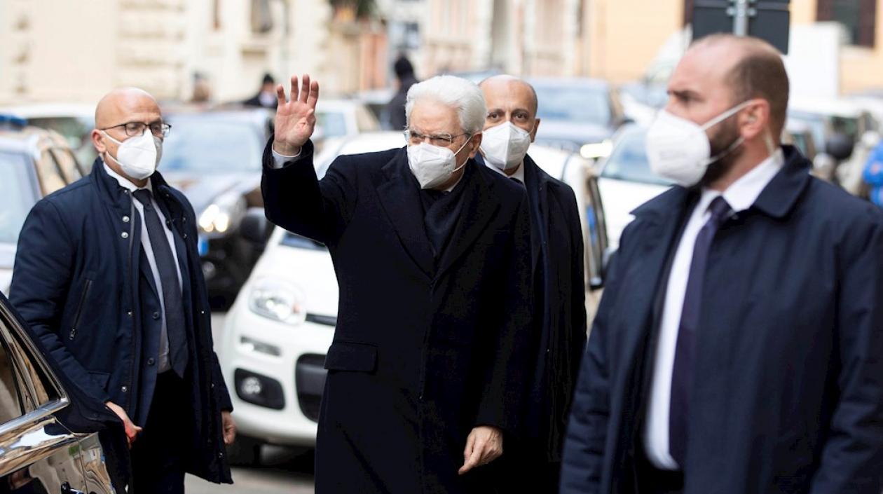 Sergio Mattarella será investido para un segundo mandato como jefe del Estado de Italia el próximo jueves.