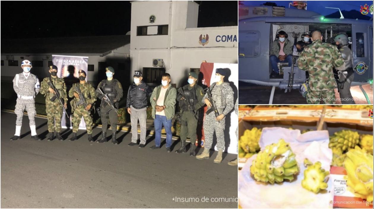 José Robert Caicedo, alias Gavilán, capturado.