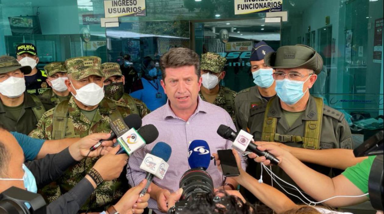 El Ministro de Defensa, Diego Molano.