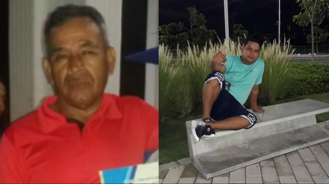 Rafael Navarro Lobo, de 51 años; y su hijo Rafael Elías Navarro Olivares, de 28