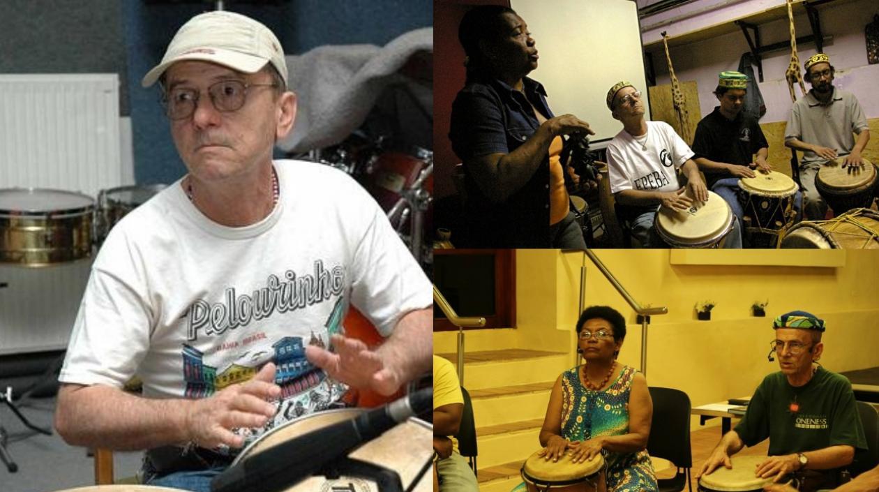 Istvan Dely, músico fallecido. En otras fotos, en compañía de su esposa Leonor.