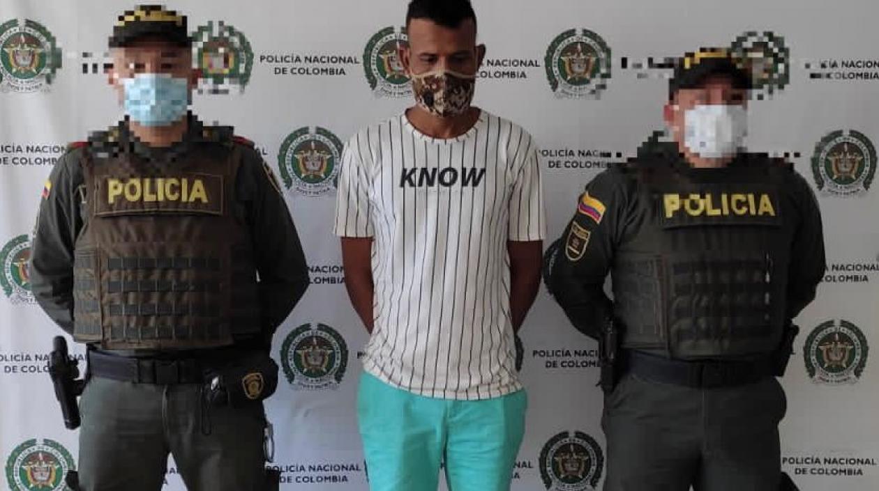 Presunto sicario del 'Clan del Golfo' capturado por la Policía. 