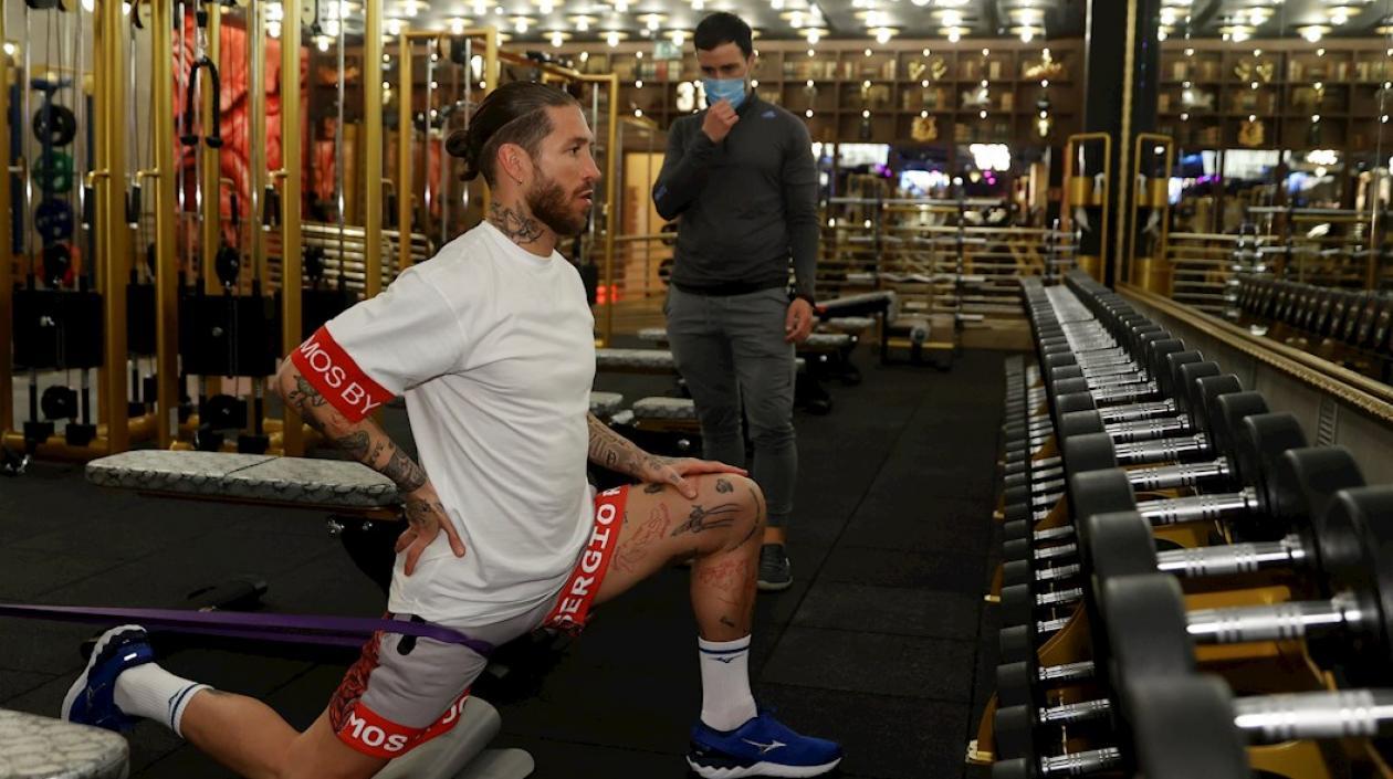 El defensa Sergio Ramos.