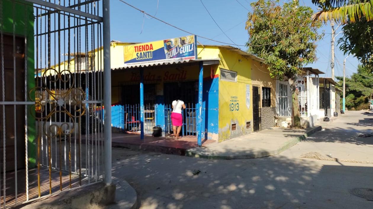 Tienda donde ocurrieron los hechos. 