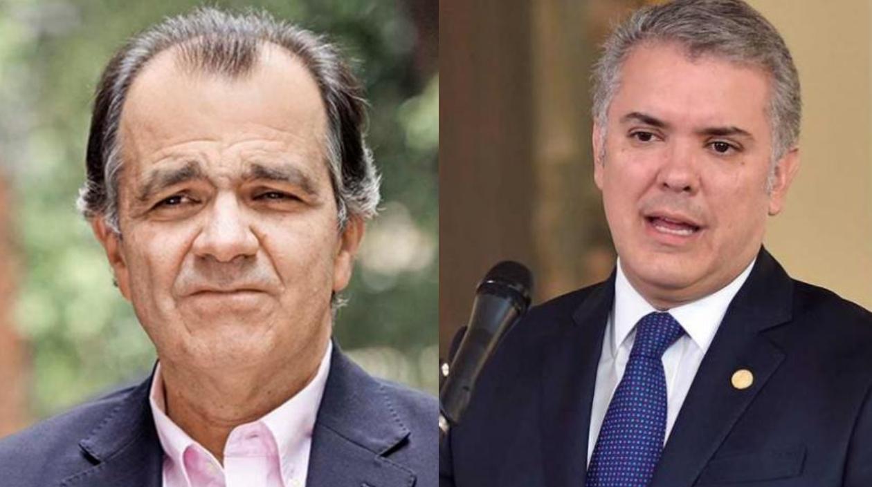 Óscar Iván Zuluaga e Iván Duque.