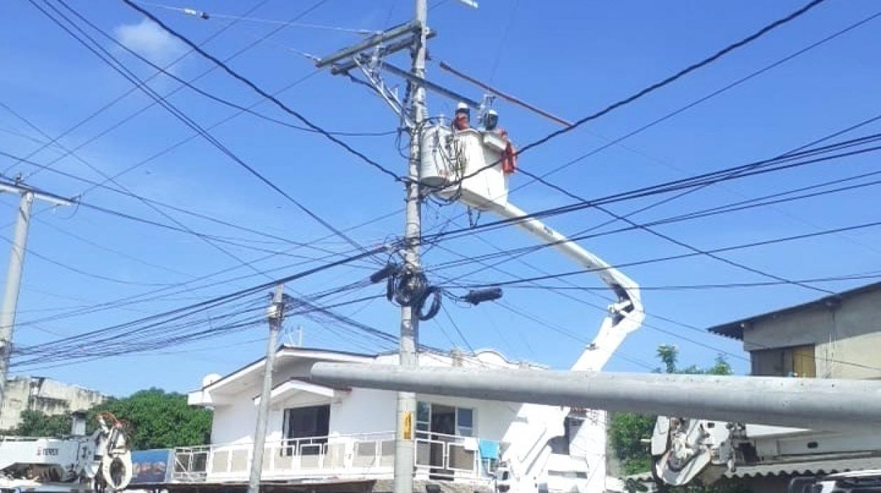 La suspensión obedece a trabajos programados de mantenimiento.