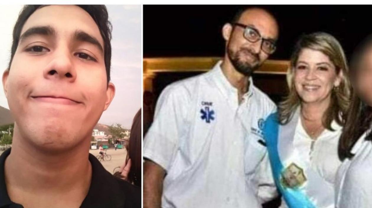 José David Barras y el contratista Carlos Andrés Hernández García.