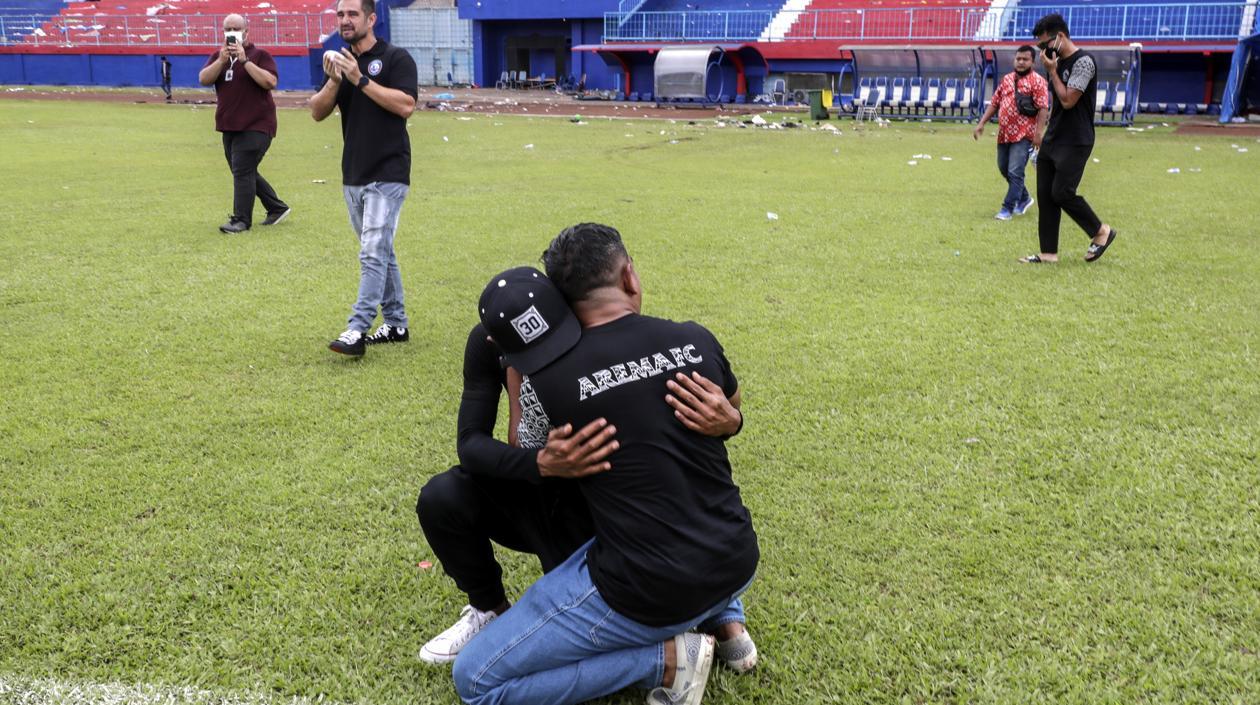 Jugadores del Arema FC.