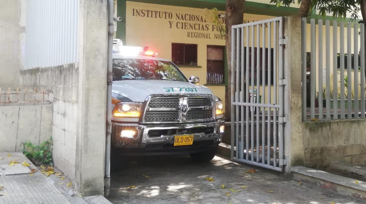 Fachada de Medicina Legal en Barranquilla.