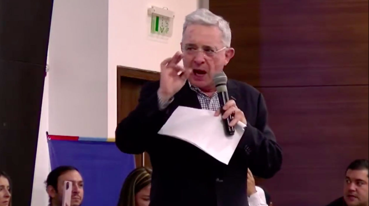 El expresidente Álvaro Uribe.