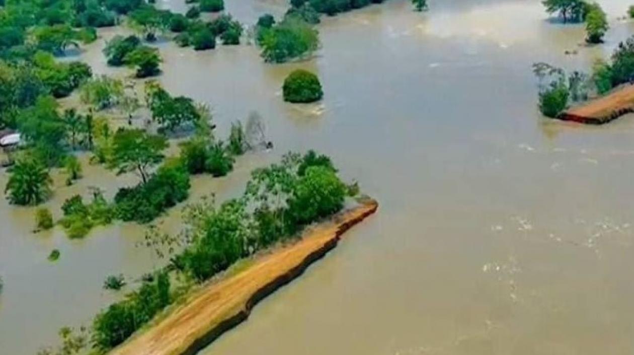 El terraplén a la altura de Caregato se rompió en agosto del año pasado.