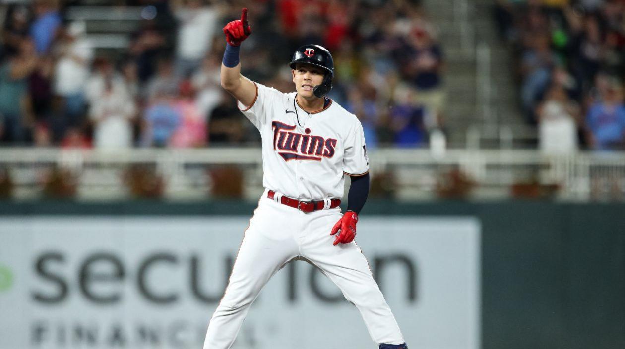 Giovanni Urshela, pelotero colombiano. 