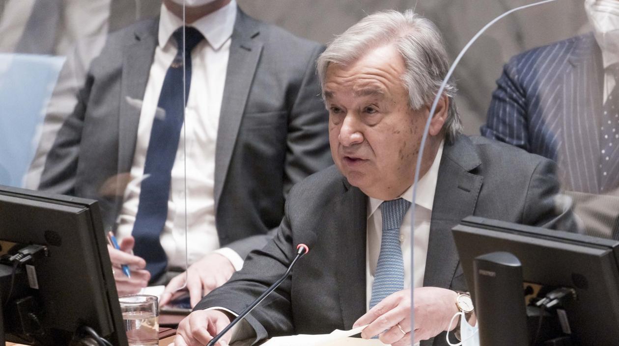 El secretario general de la ONU, António Guterres.