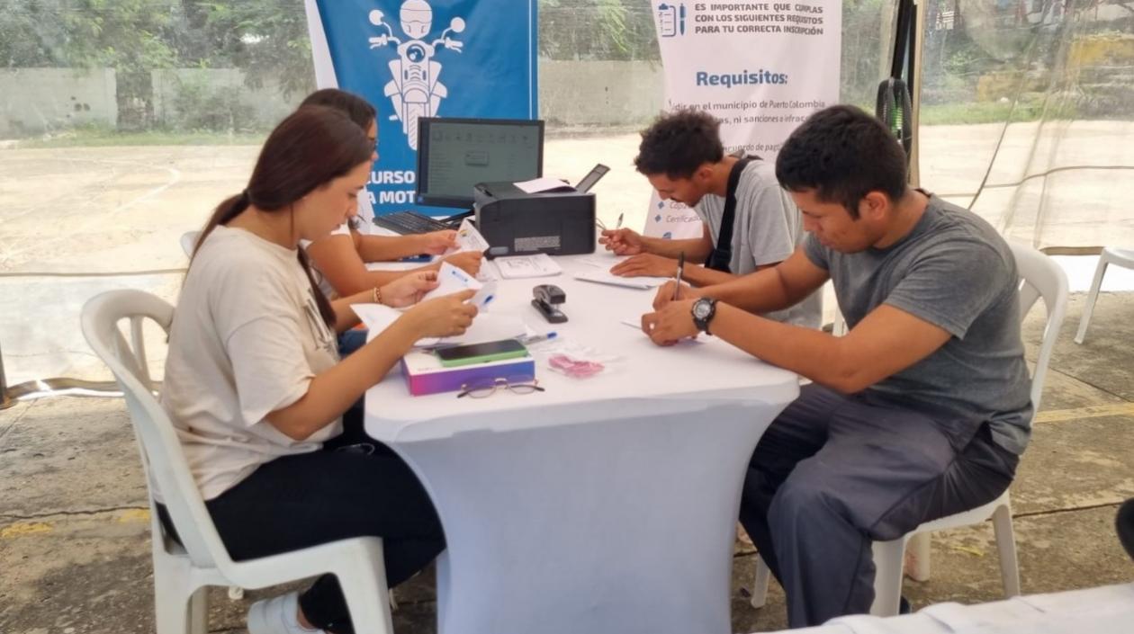 Proceso de inscripción.