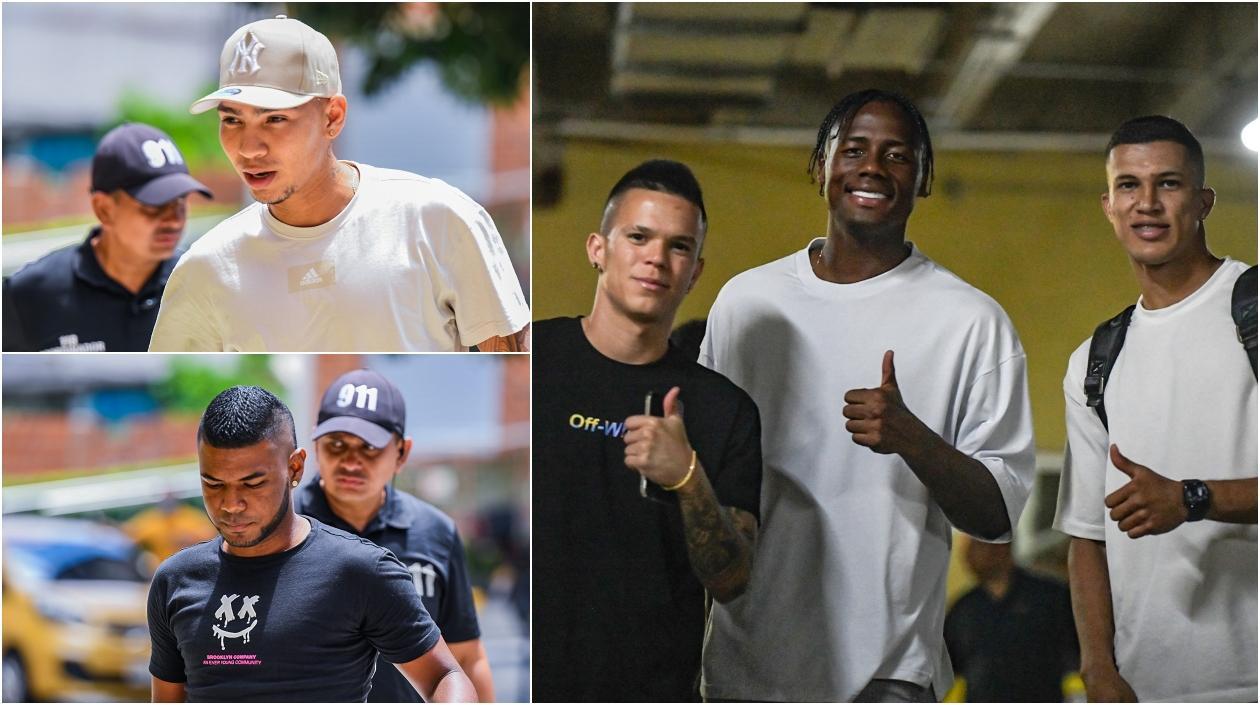 Walmer Pacheco, Dany Rosero, Nelson Deossa, Roberto Hinojosa y Ricardo Márquez. 