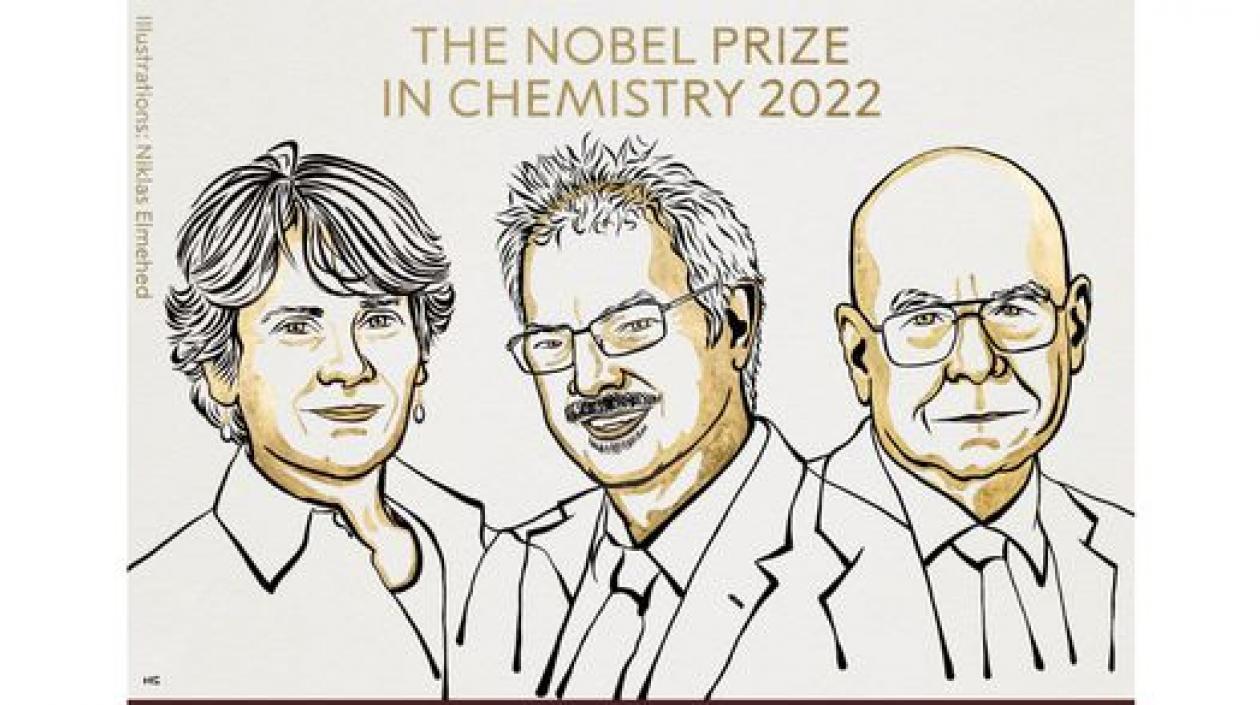  Carolyn Bertozzi, Morten Meldal y K.Barry Sharpless