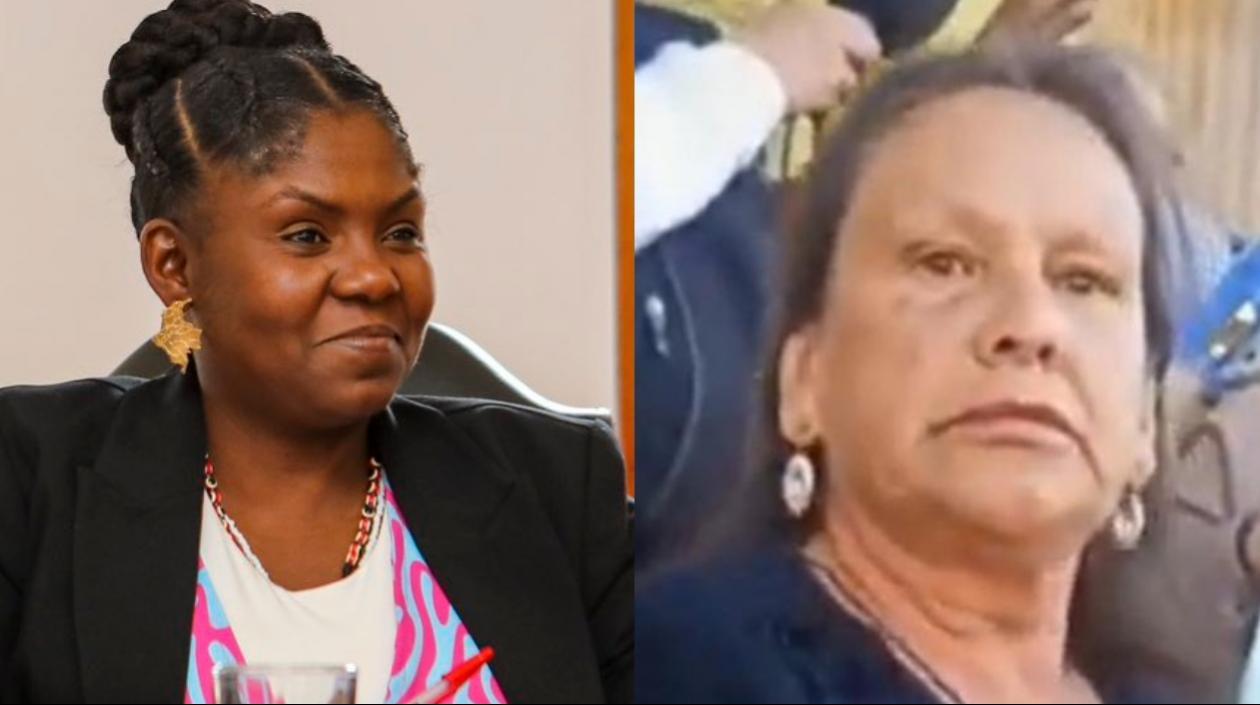 Francia Márquez y Luz Fabiola Rubiano de Fonseca.