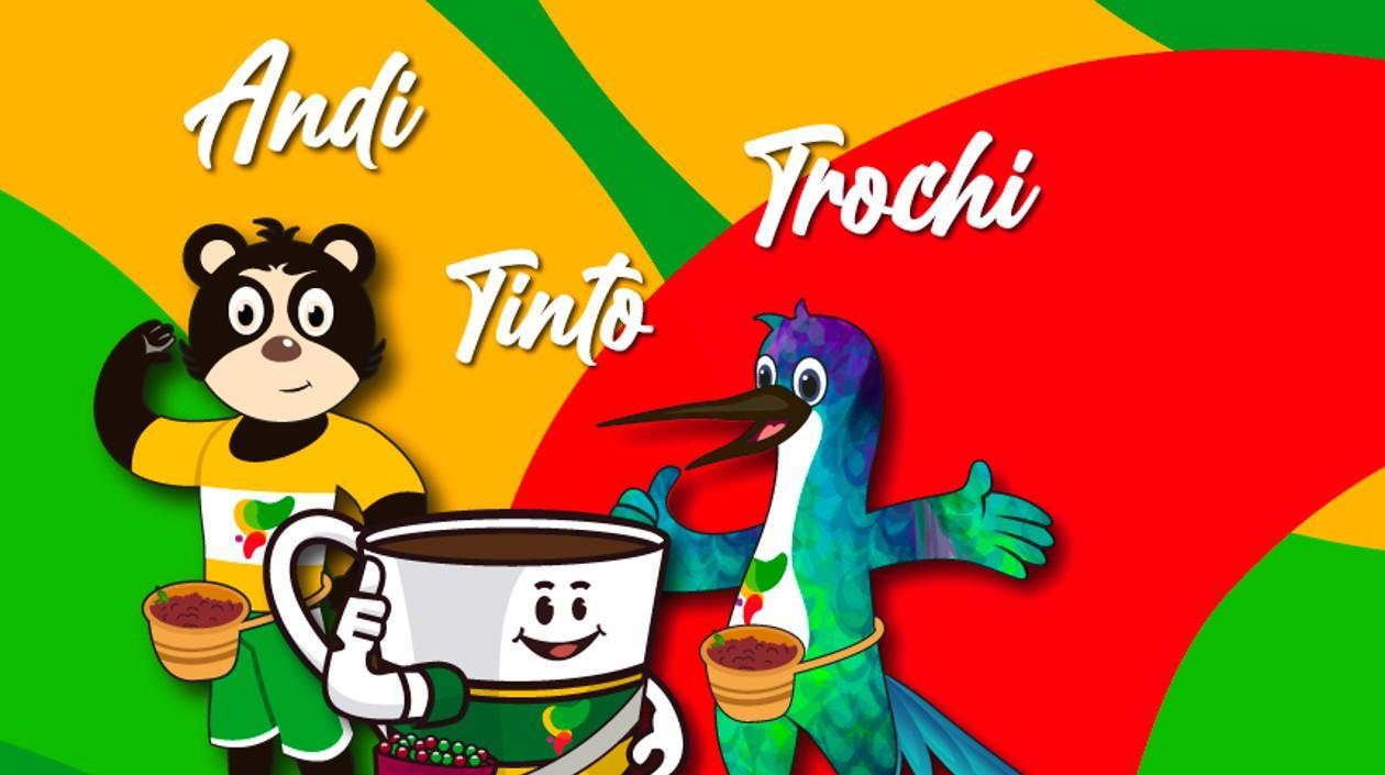 El oso Andi, el pocillo Tinto o el colibrí Trochi. 