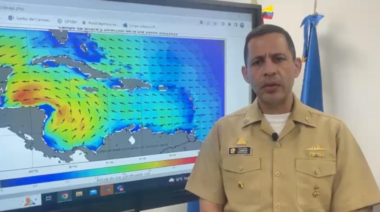 Capitán de Navío Jesús Andrés Zambrano Pinzón.