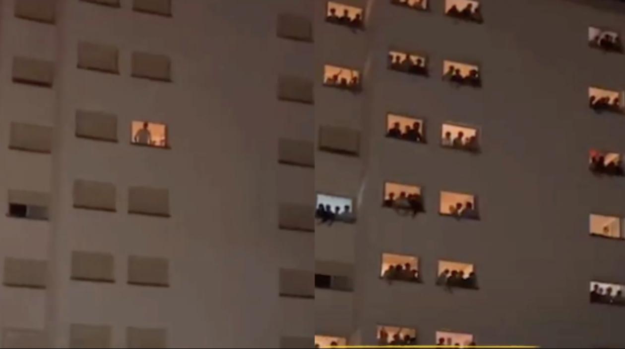 Imágenes del incidente.