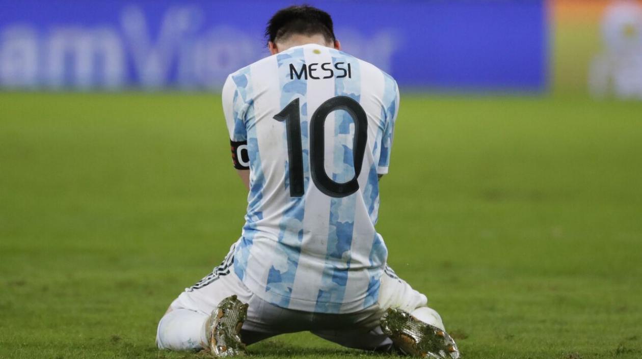 Lionel Messi, delantero argentino. 