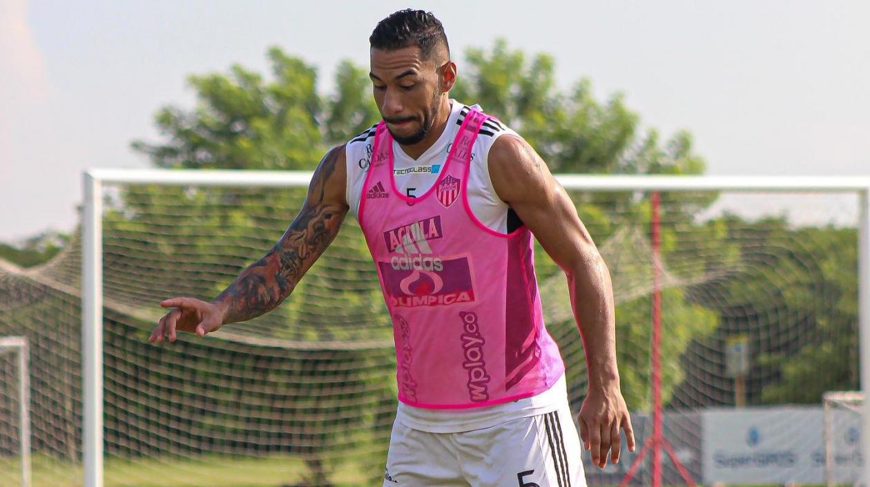 Yeison Gordillo, jugador de Junior. 