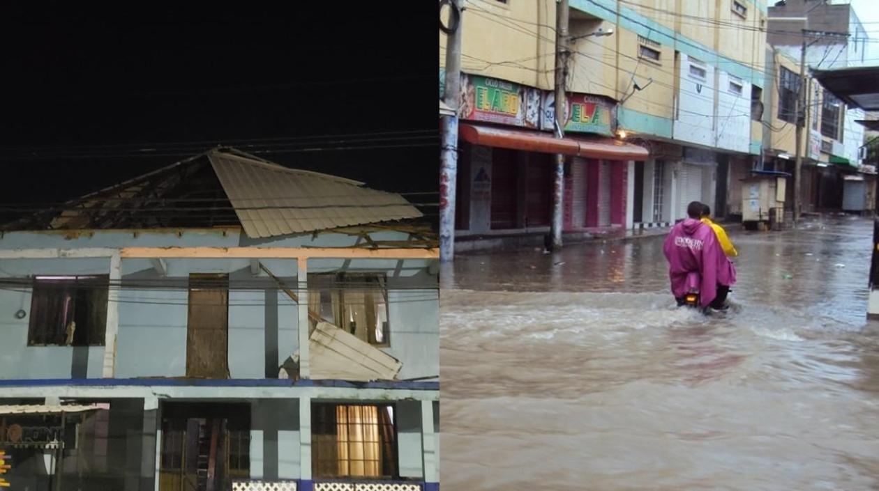 Estragos del paso de la onda tropical en el Caribe.