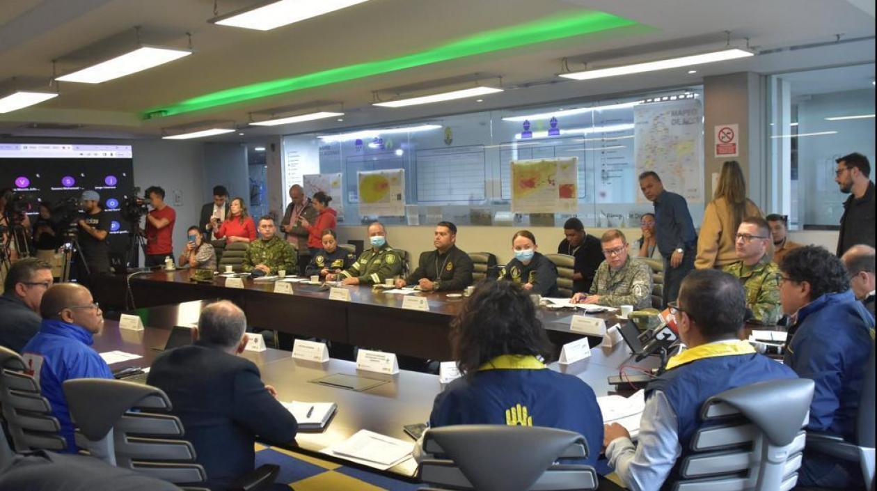 Reunión de atención a alerta en San Andrés.