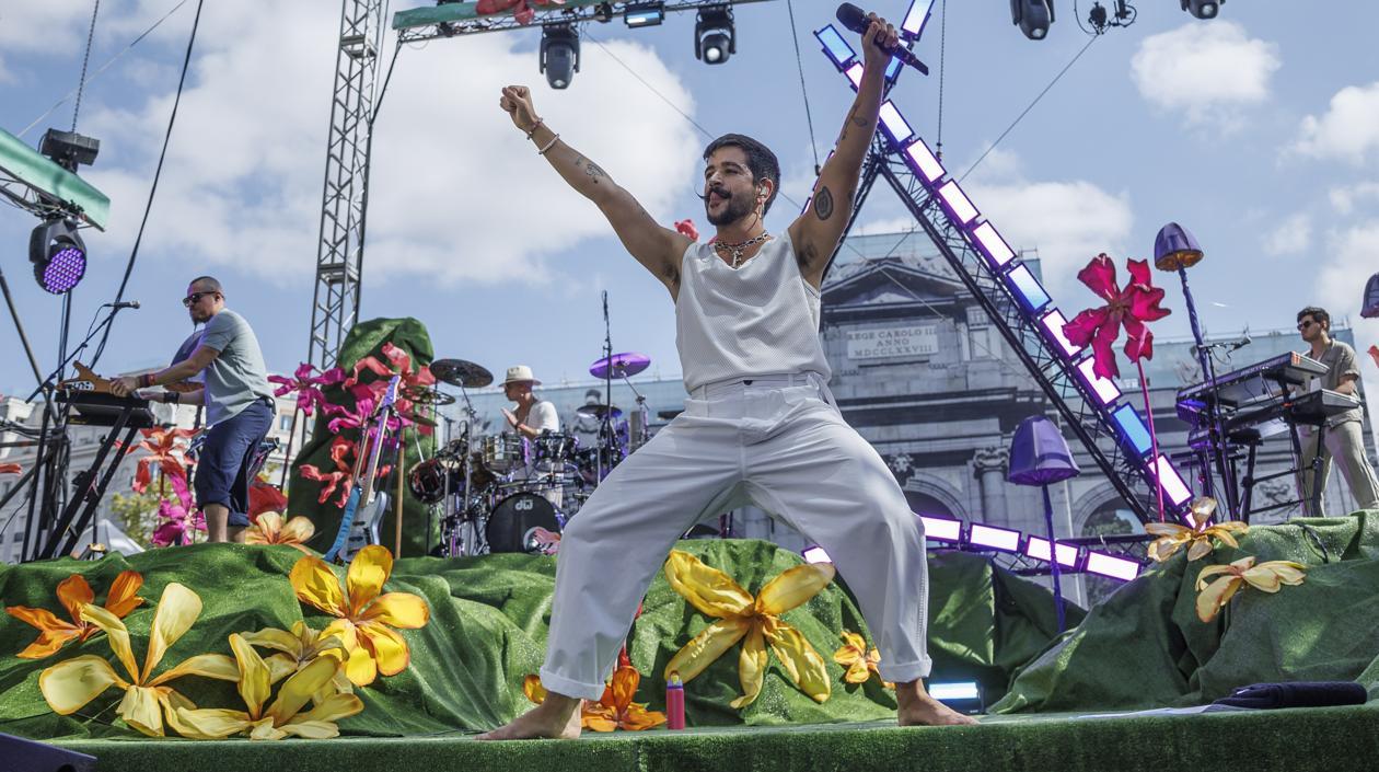 El cantante colombiano Camilo.