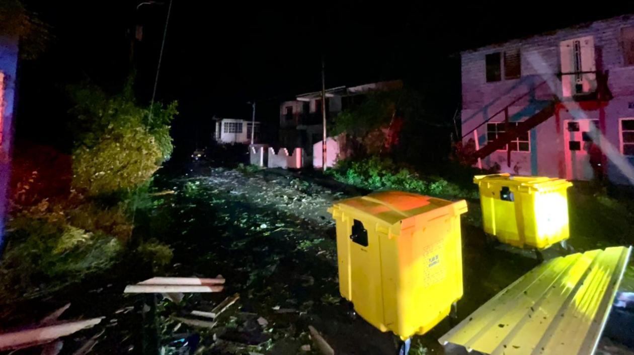 Los daños por el huracán 'Julia'.