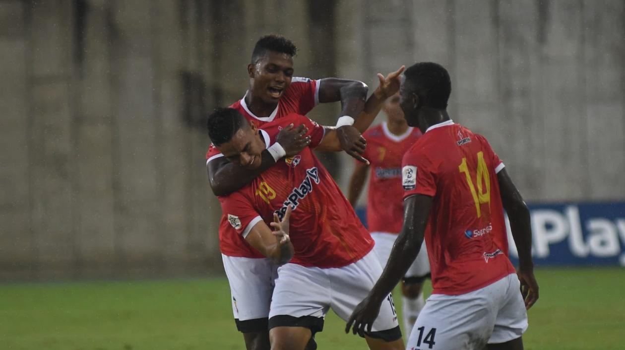 Stiwart Acuña marcó el primer gol para el Barranquilla FC. 