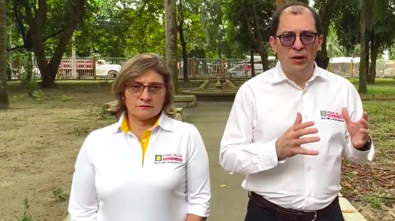 Luisa Fernanda Obando y Francisco Barbosa Delgado.