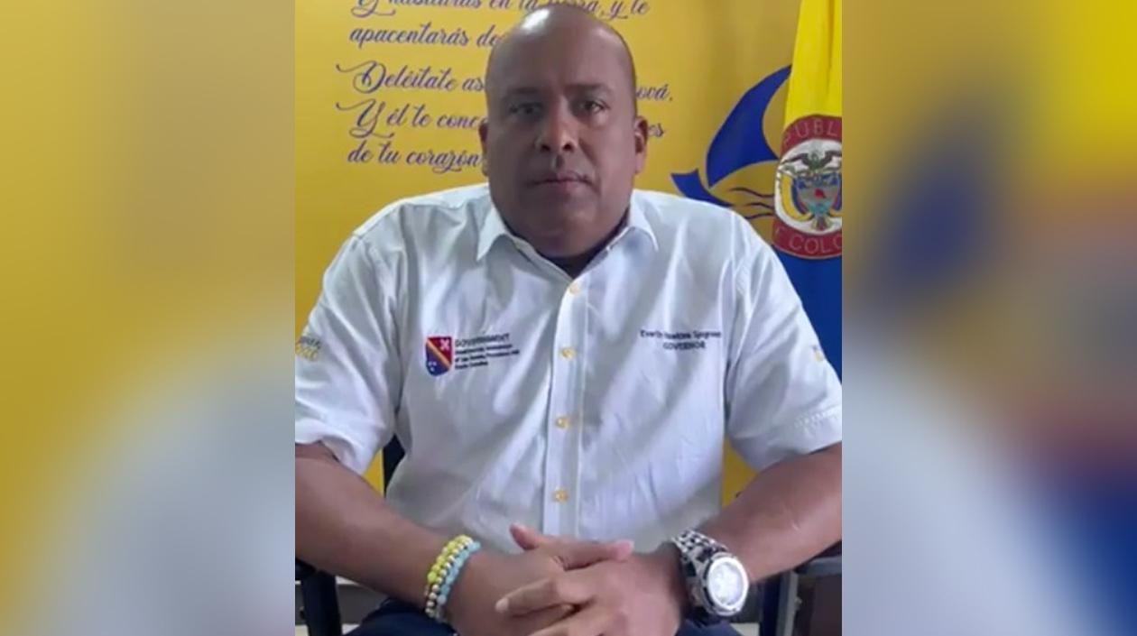 El Gobernador de San Andrés, Everth Hawkins Sjogreen