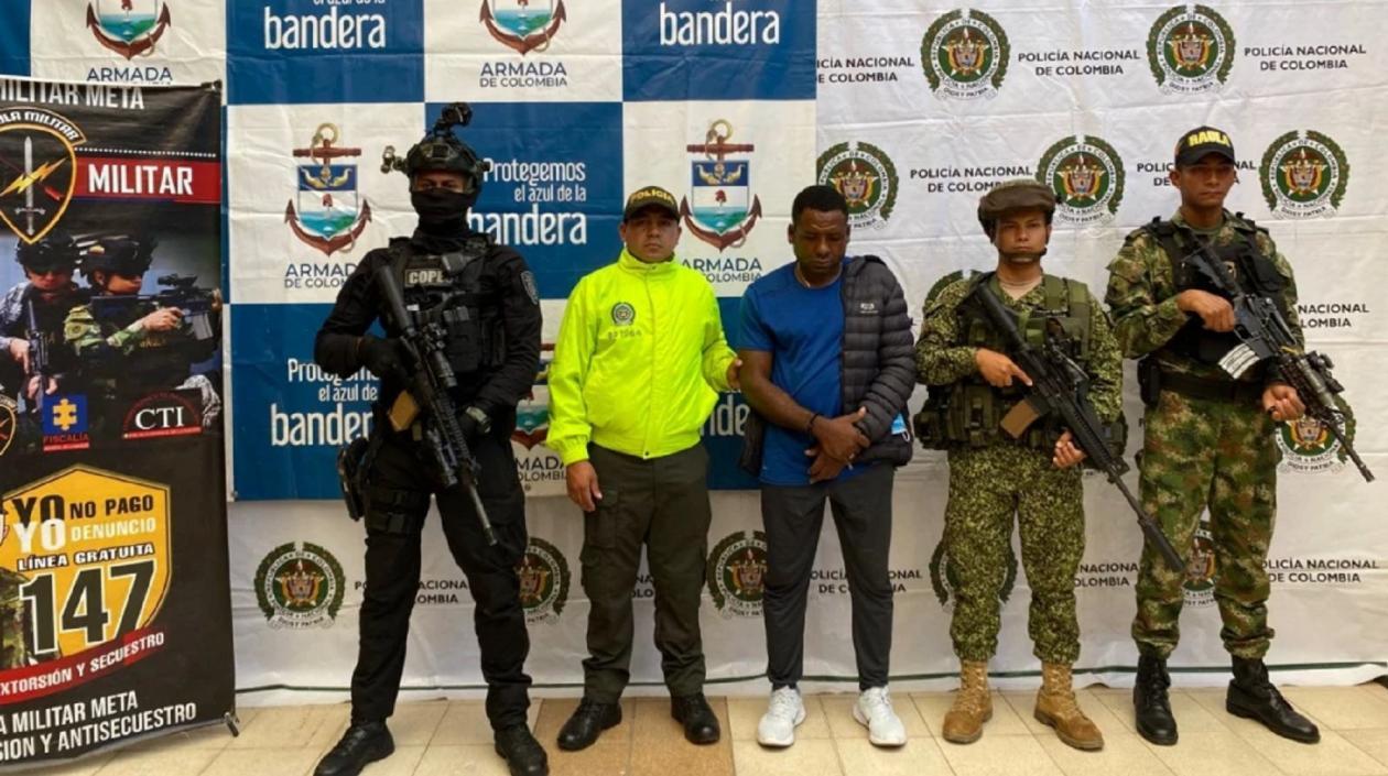 'Negro Juan' capturado por la Policía.