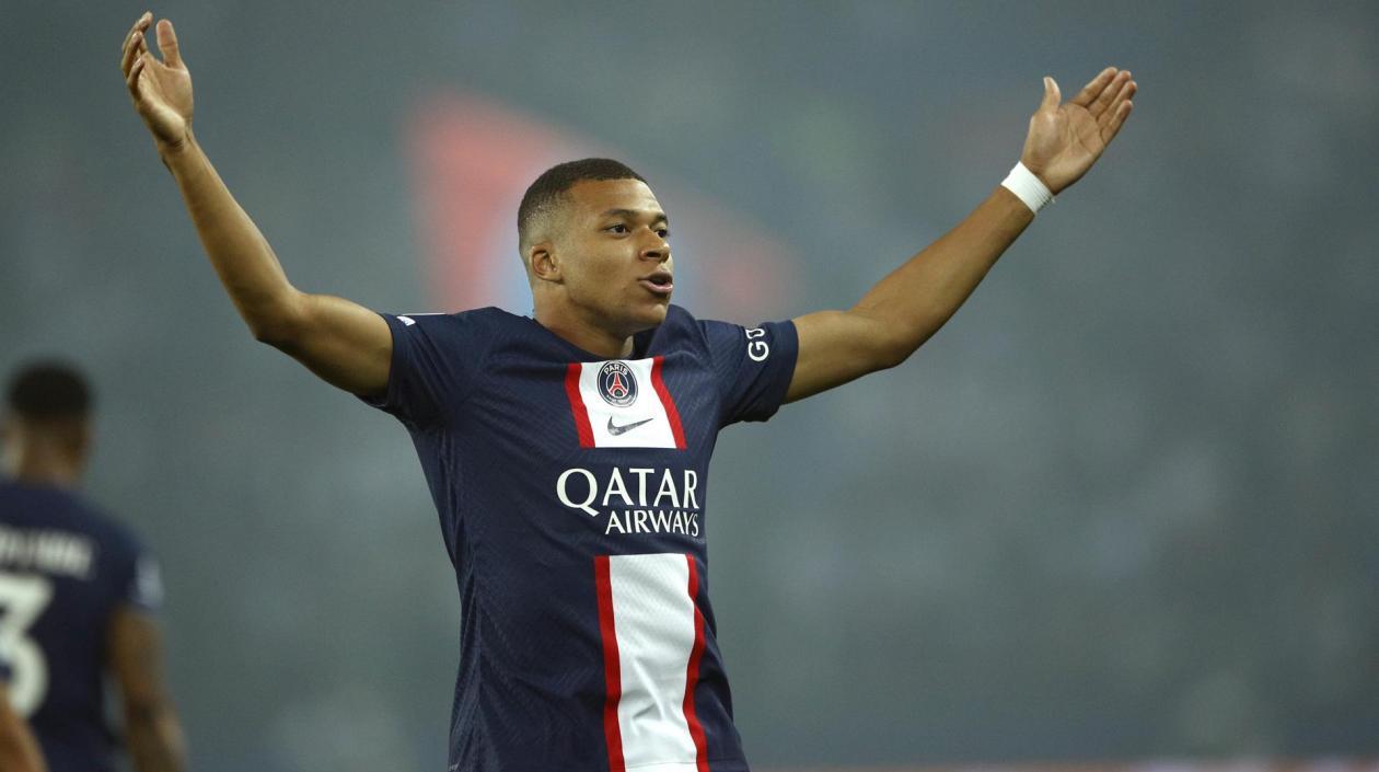 Kylian Mbappé, delantero francés. 