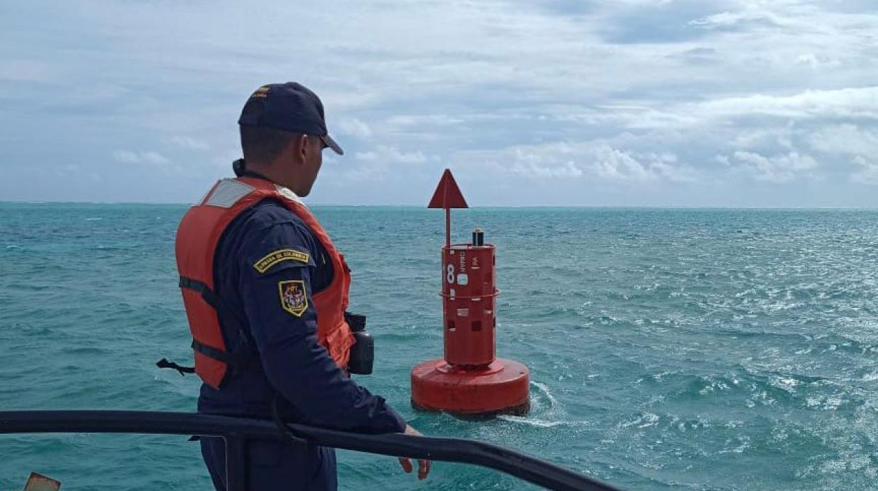 Personal de la Armada Nacional en San Andrés