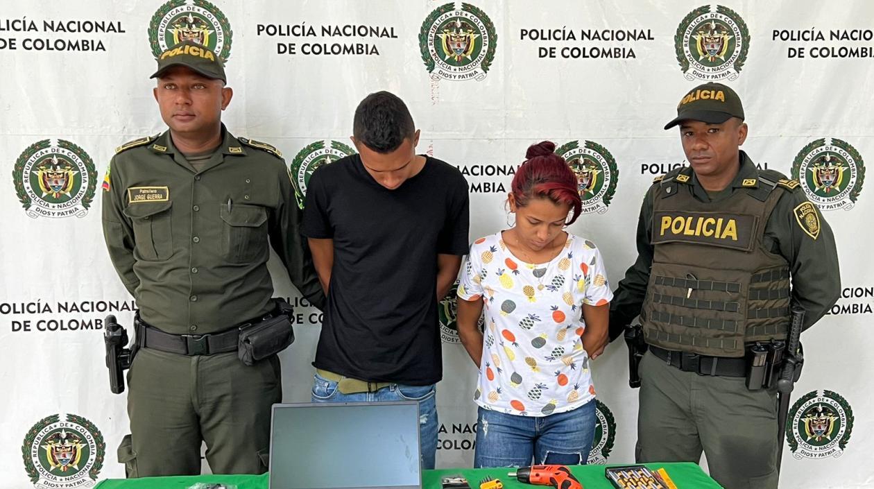 Capturados por la Policía.