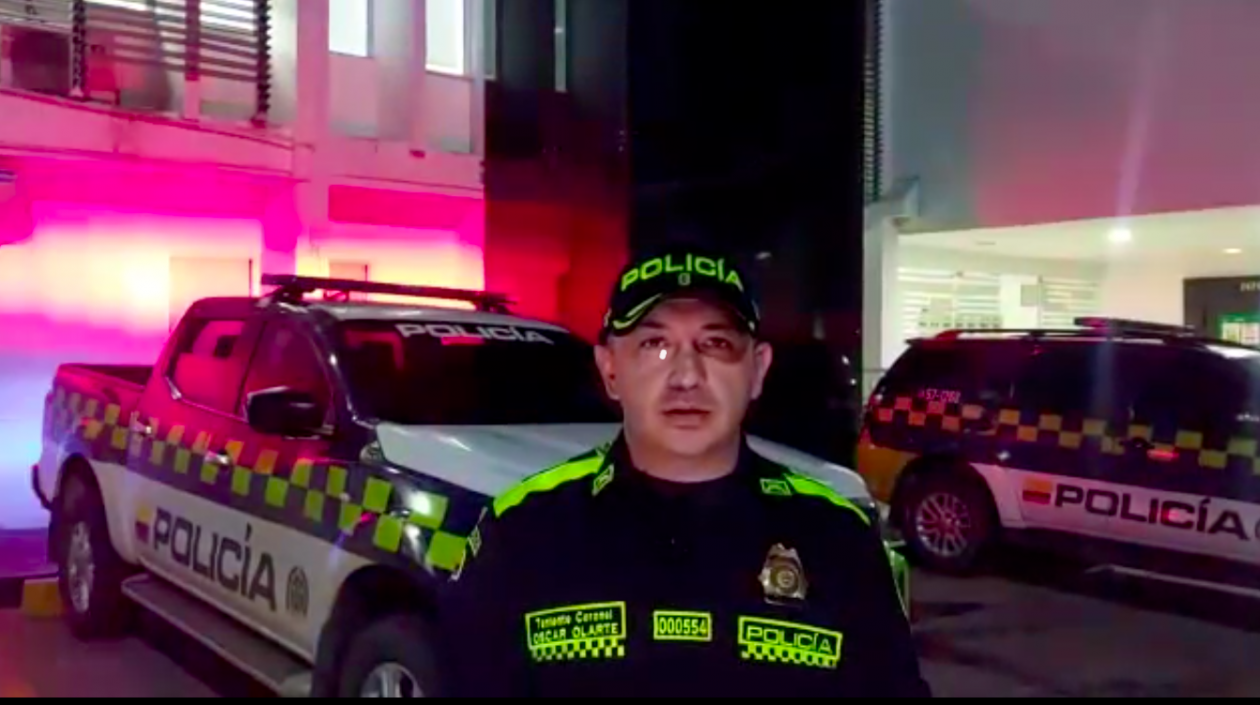 Teniente coronel Óscar Olarte, comandante operativo (e) de Mebar.