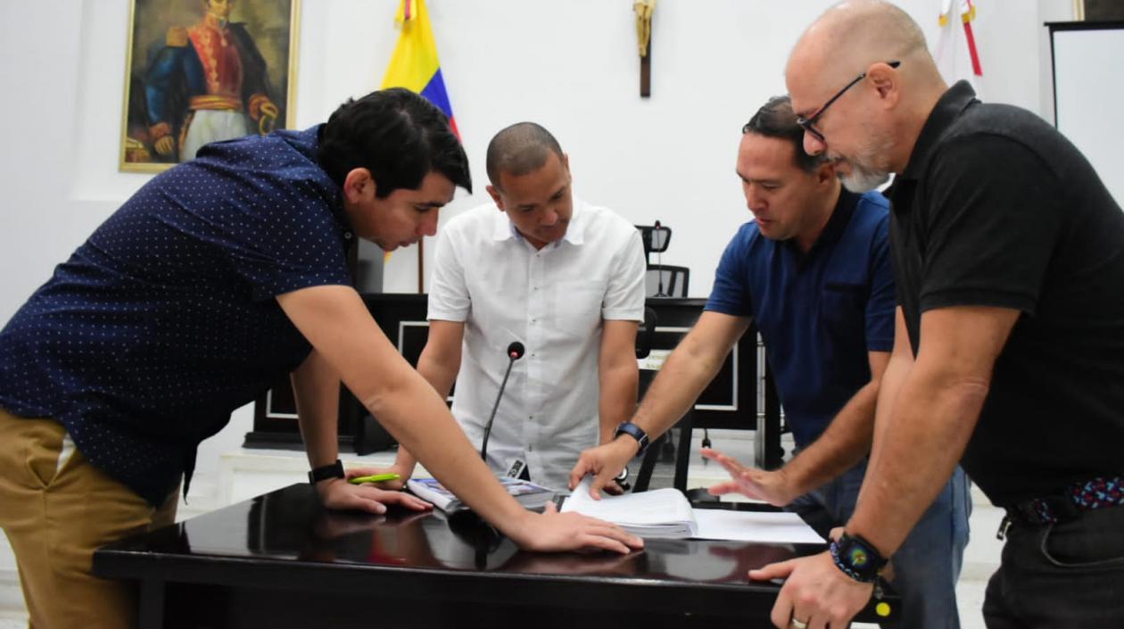 Radicación del proyecto de ordenanza.