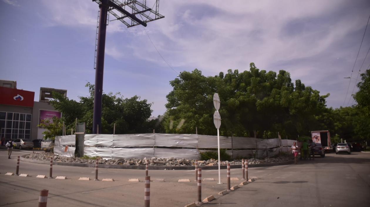 Imagen de la obra del parque Ciudad del Mar.